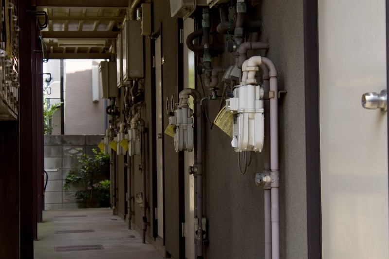 ウォータースタンドを置くことができる小さめのアパート