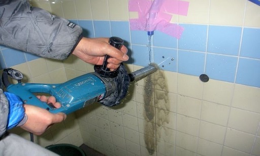 ウォータースタンドの設置工事のイメージ