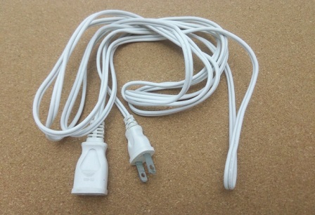 1口の延長コード