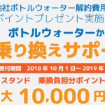 ウォーターサーバー解約したいけど違約金が…ウォータースタンドのキャッシュバックが超お得