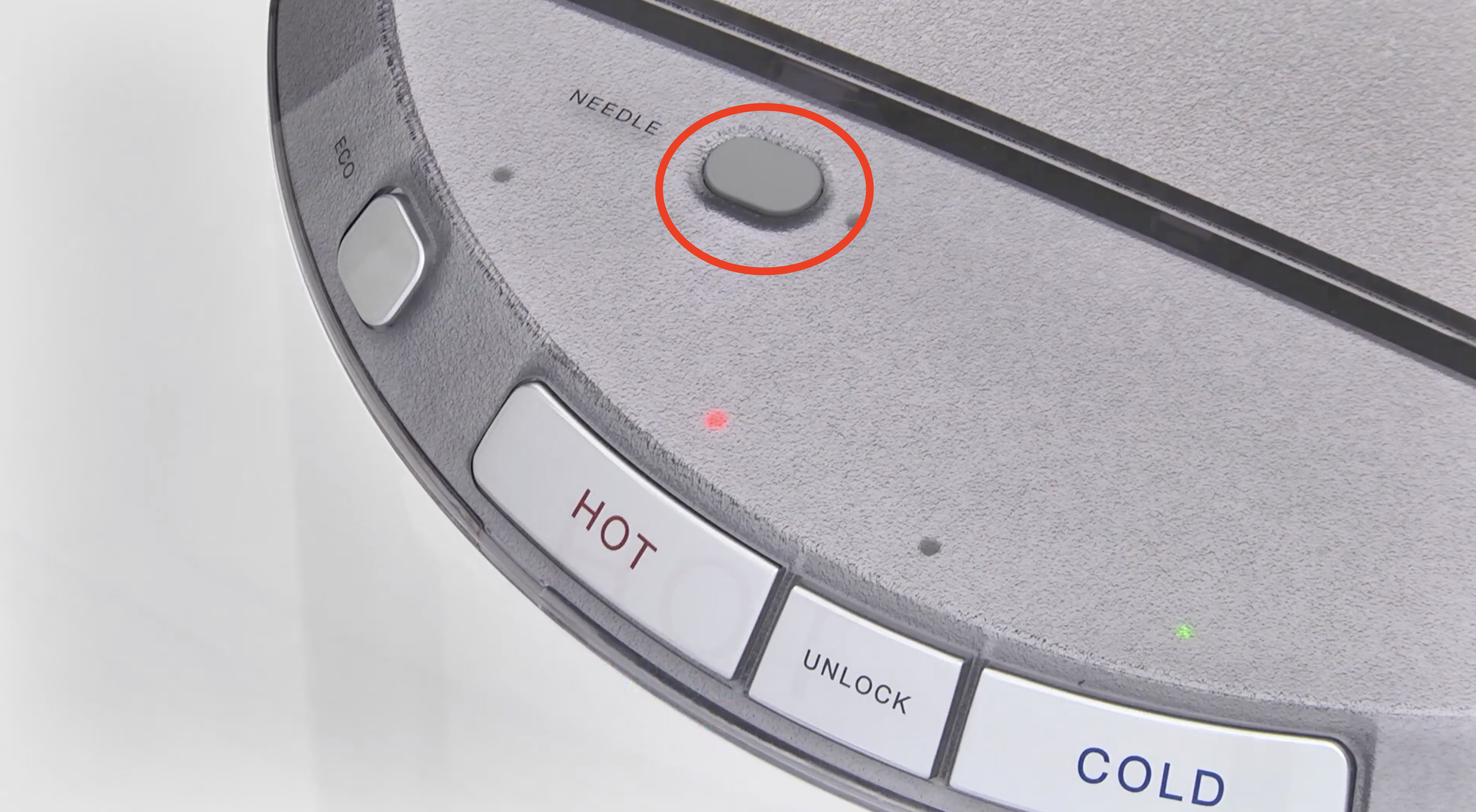 フレシャスデュオのニードルボタン