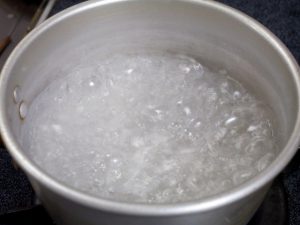 カルキ臭　煮沸