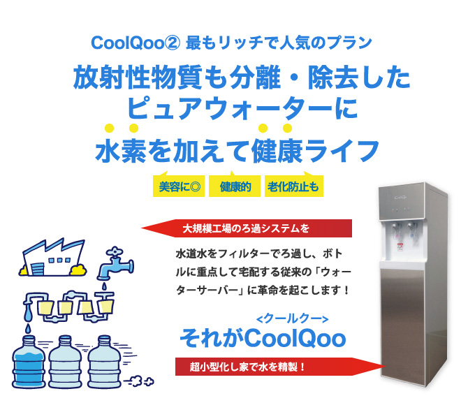 クールクー　ROろ過水素水コース