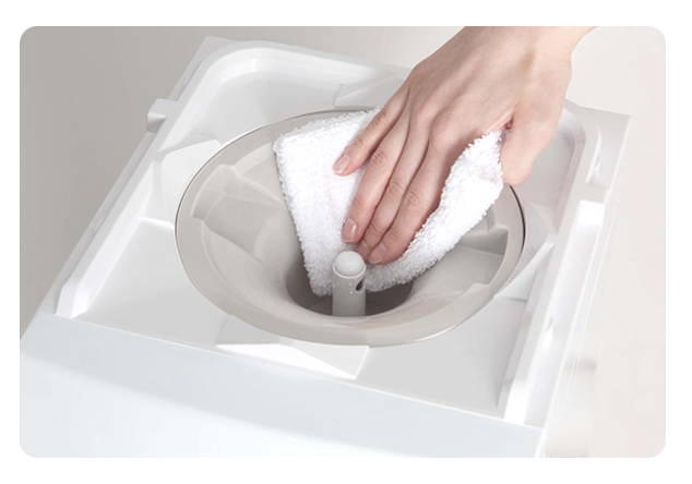 プレミアムウォーターの差込口の掃除