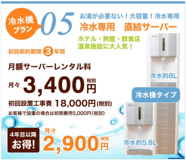 楽水冷水プラン