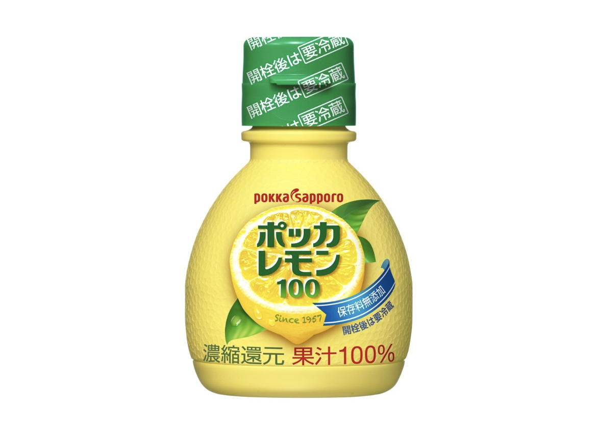 レモン水を作るポッカレモン