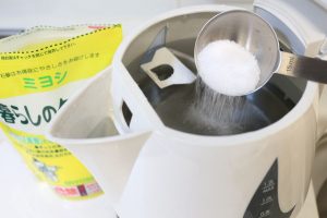 カルキ汚れ　ケトル