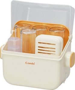 ミルクづくり　電子レンジでの消毒ケース