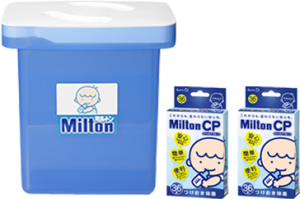 ミルクづくり　薬剤消毒