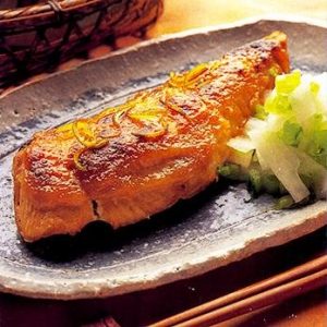 ゆず茶 魚のみそ焼き