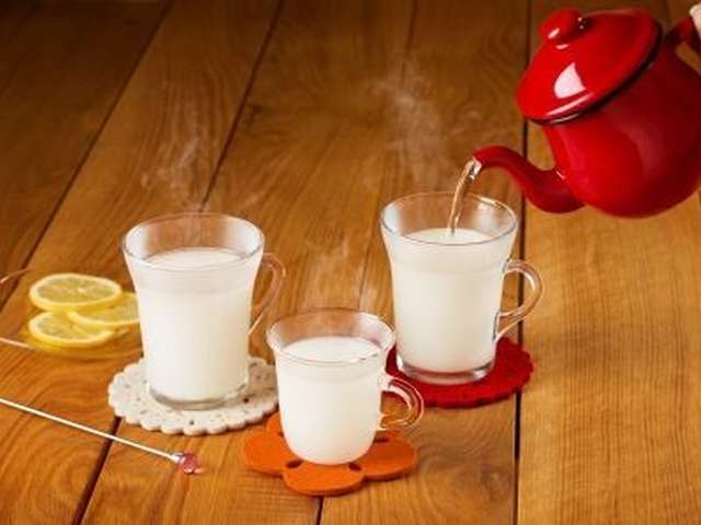 ホットカルピス　自家製