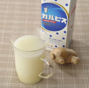 ホットカルピスにしょうがは合うの？相性のよい組み合わせであることを解説