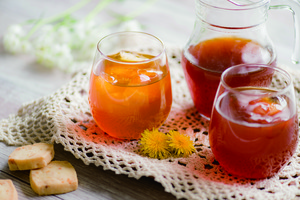 たんぽぽ茶　水出し　アイス