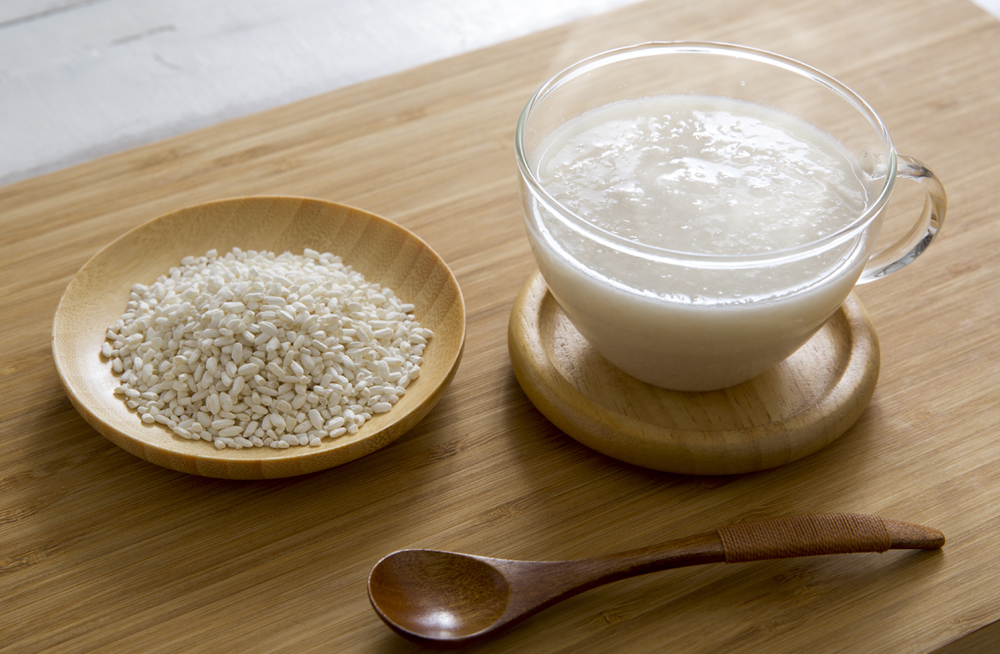 ホットカルピス　甘酒入り