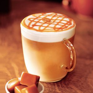 出来上がり　キャラメルマキアート