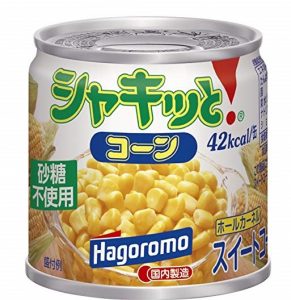 コーンスープ　コーン缶