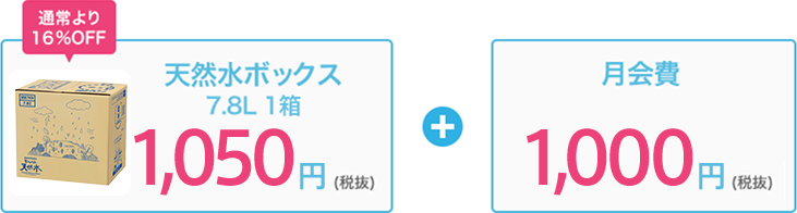 サントリー天然水ウォーターサーバー　バリュープラン