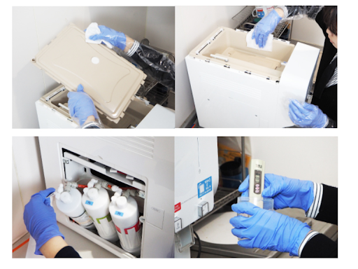 ウォータースタンド メンテナンス